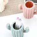 Cactus Pen Holder Stationery Beauty Brush Pen Storage Container,a