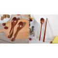 4 Pcs Soup Spoons, Wooden Spoons,japanese Style Eco Kitchen Utensil