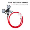 5ft Red Long Tubing 5/16 Ball Lock Gas Disconnect for Home Brewing