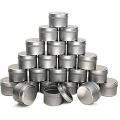 4 Oz Metal Tins/candle Tins, Round Containers with Slip-on Lids
