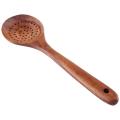 Teak Wood Spoon Long Handle Spoon Big Rice Paddle Wooden Spoon