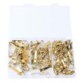 200pcs Photo Frame Hook without Trace Gold with Nails Diy Photo Hook