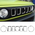 Car Front Light Lamp Cover Headlight Grille Decoration Cover,silver