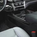 Car Armrest Box Cover for Dodge Ram 1500 2018-2022,carbon Fiber