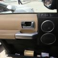 Car Inner Door Handle Protection Cover Sticker (black Wood Grain)