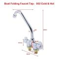 Folding Faucet Water Tap 360 Degree Cold and Hot Water for Home