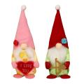 2 Pack Valentines Gnomes Plush Decorations