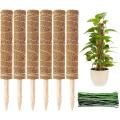 68 Inch Coir Totem Pole- 6 Pcs 15.7 Inches Coco Coir Moss Totem Pole