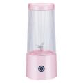 Portable Blender, Usb Mixer with 6 Blades,personal Size Cup (pink)