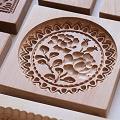 Kitchen Wooden Cookie Mold Wooden Gingerbread Cookie Mold A
