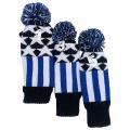 3pack Head Covers Golf Headcover Set for Wood Hybrid with Number Tags