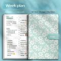 Weekly Monthly Planner,a5 Size Diary Sketchbook Weekly Note Book(d)