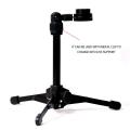Foldable Mini Tripod Microphone Stand Holder with 3/8 Inch Threaded