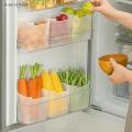 3pcs Fridge Organizer Food Fresh Storage Box Refrigerator Side Door