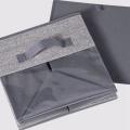 3 Packs Clear Window Fabric Storage Bin for Closet Shelves Home A