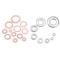 360pcs Stainless Steel Ring Washers Set 8 Sizes In A Storage Box