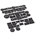 Car Air Conditioning Climate Radio Repair Kit Decals for Saab 3rd