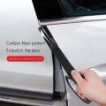 Car Carbon Fiber Door Sill Strip, Door Anti-collision Strip C
