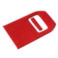 Car Central Control Driver Left Storage Box Panel Cover Trim Red