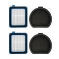 2sets Exhaust Filter and Dust Filter Replacement Parts for Electrolux