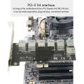 Pcie 1 to 7 Usb3.0 Riser Card for Pci Express Riser Graphic Card