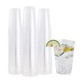 100 Pack Clear Plastic Cups 10 Oz Reusable Clear Hard Plastic Cups