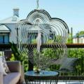 3d Stars Metal Wind Spinner Garden Chimes for Yard Outdoor Decor,b