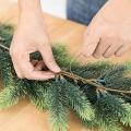 Christmas Decorations Holiday Garland Artificial Wired Pine Garland