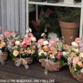 Woven Flower Basket Storage Basket Weaving Basket for Wedding