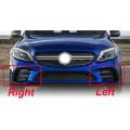 Front Fog Light Cover Grilles for Mercedes Benz C-class W205 18-2020
