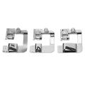 3 Pcs Stainless Steel Sewing Machine 4/8in 6/8in 8/8in Foot Presser