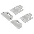 2 Pairs Golf Cart Seat Bottom Hinge Plate for Ezgo Txt/medalist Gas
