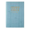 A5 2022 Planner English Agenda Notebook Journal Notepads Diary,blue