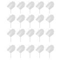 20pcs Cake Topper Heart Blank Acrylic Board for Cake Decorations B