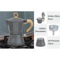 300ml Portable Espresso Coffee Pot Kettle Household Aluminum Pot