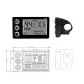 Electric Bicycle Display Lcd Display S866 Controller Panel Dashboard