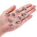 30pieces Heart Lobster Claw Clasps for Jewelry Diy Making Accessories