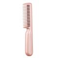 Electric Cordless Hair Straightener and Curling 2 In 1 Dry Comb Pink
