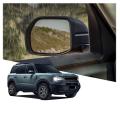 Rear View Mirror Rain Shield Cover for Ford Bronco 2021 Bright Black