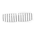 2pcs Car Style Front Kidney Double Slat Grill Grille For-bmw 1 Series