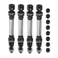 4pcs Metal Steel Front and Rear Drive Shaft Cvd,1