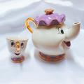Cartoon Beauty and The Beast Teapot Mug Mrs Potts Chip Tea Pot Cup