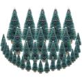 35 Pcs Miniature Christmas Tree for Christmas Craft Party Decoration