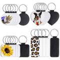20 Pieces Sublimation Blank Keychains Pendant for Diy Crafts Making
