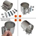 2.5 Inch Stainless Steel Butt Joint Exhaust Band Clamp Car
