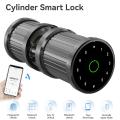 Biometric Fingerprint Digital Password Door Lock Black