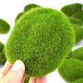 36pcs 5 Size Artificial Moss Rocks Decorative Green Moss Balls
