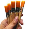 100-piece Paint Brush Set with Wooden Handle, Brush