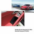 2pcs Black Door Armrest Organizer Storage Box for Porsche 911