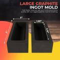 Graphite Ingot Mold 3 Pack - Metal Molds Casting Large Melting Mold